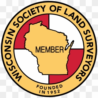 Wisconsin Society Of Land Surveyors - Emblem Clipart