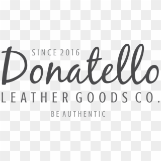 Donatello Leather Goods Co - Calligraphy Clipart