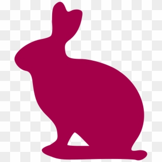 Lapin01 Flipped And Colorized - Bunny Silhouette Transparent Clipart