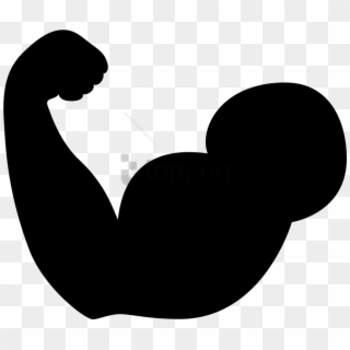 Free Png Bicep Muscle - Body Building Icon Clipart