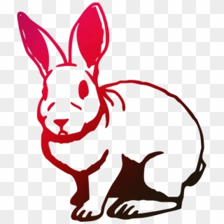 Dingbat Font Domestic Hare Rabbit Free Download Png - Domestic Rabbit Clipart