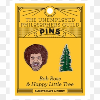 Bob Ross & Happy Little Tree Pins - Rosie The Riveter Pin Clipart