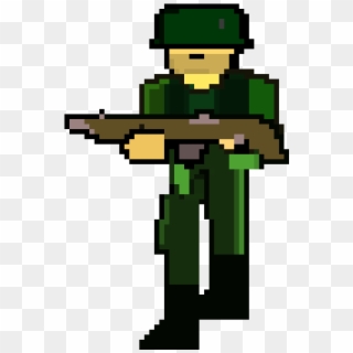 Army Guy V - Cartoon Clipart