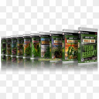 Army Men Ps1 Collection Cases - Army Men 3d Ps1 Clipart