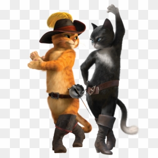 Puss In Boots Png - Puss And Boots And Kitty Softpaws Clipart