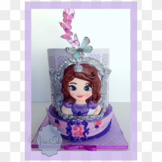 Sofia The First Cake - Cake Decorating Clipart