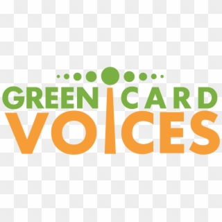 Green Card Voices Logo Clipart