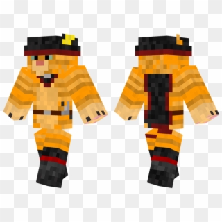 Puss In Boots - Minecraft Puss In Boots Skin Clipart