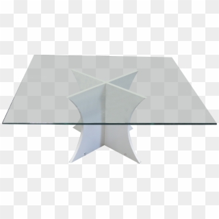 Canterbury Square Glass Coffee Table 1 - Origami Clipart