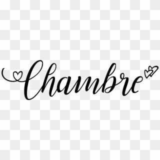 Sticker Porte Chambre Amoureuse Ambiance Sticker Sand - Calligraphy Clipart