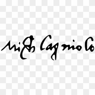 File - Michelangelo Signature2 - Svg - Michelangelo Signature Clipart