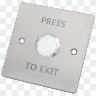 Exit Button - Press Here Button Clipart