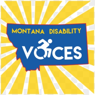 Montana Disability Voices Logo - Graphic Design Clipart