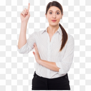 Women Pointing Top - Top Women Png Clipart
