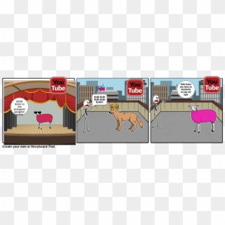 Pink Sheep Rekts A Hater - Pink Sheep Wife Hater Clipart