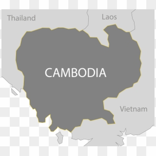 Cambodia Map - Cambodia Map Logo Clipart
