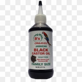 3050g B's Organic Jamaican Black Castor Oil 8 Oz Bottle - Wild Turkey Clipart
