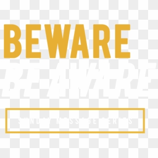 Beware - For Web - Orange Clipart