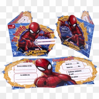 Tarjeta Invitación Spiderman - Tarjetas De Invitacion De Spiderman Clipart