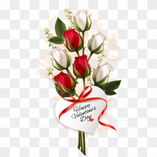 漫情人节礼物玫瑰花- White Rose Valentine Clipart , Png - Valentines Day Roses Clipart Transparent Png
