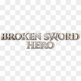 Broken Sword Hero - Calligraphy Clipart