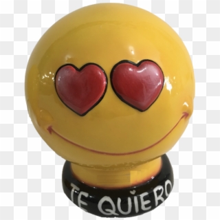 Alcancía Emoji Ojos Corazón - Figurine Clipart