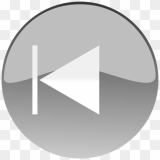Windows Media Player Skip Back Button Grey Svg Clip - Back Button Icon Small Png Transparent Png