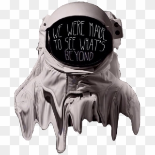 #astronaut #space #tumblr #glitch #alternative #spaceman - Space Suit Helmet Png Clipart