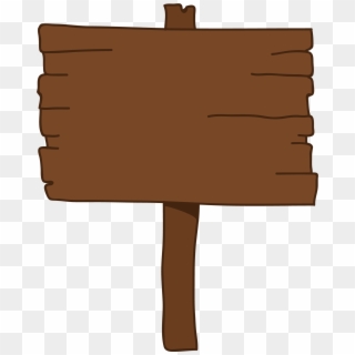 Cartoon, Sign, Animation, Shoulder, Brown Png Image - Cartoon Wood Sign Png Clipart