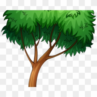 Tree With A Bird Clipart