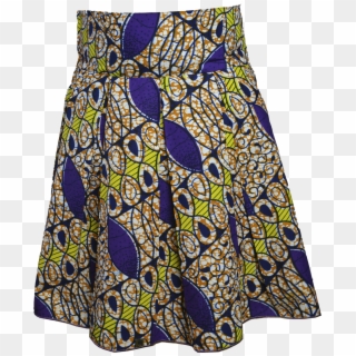 Box Pleated Skirt Kipfashion African Print Skirt, African - Pattern Clipart
