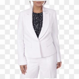 Next - Eva Longoria White Pant Suit Clipart
