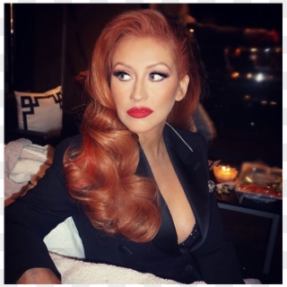 Christina Aguilera S'est Teint Les Cheveux En Roux - Christina Aguilera Clipart