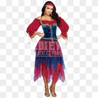 Gypsy Halloween Costume Clipart