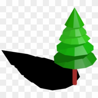 Low Poly Trees Royalty-free 3d Model - Christmas Tree Clipart