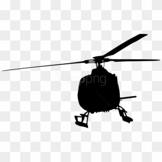 Free Png Helicopter Front View Silhouette Png - Silhouette Helicopter Clip Art Transparent Png
