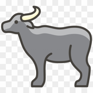 Water Buffalo Emoji Icon - Emoji Buffalo Clipart