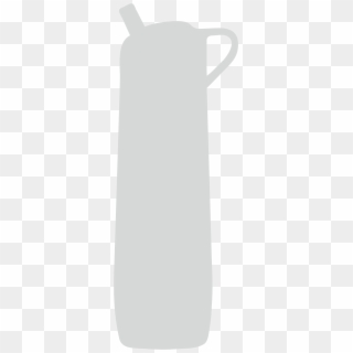 Silhouette Of Bottle-top Water Filter - Ceramic Clipart