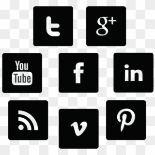 Popular Icons 53 Free Vector - Social Media Logo Vector Png Clipart