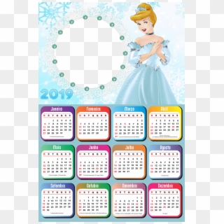 Calendário 2019 Cinderela - Calendario 2019 Pj Masks Clipart