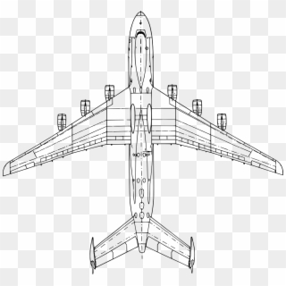 Airplane Top View Plane Air Png Image - Airplane Top Down Clipart