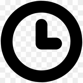 Circular Clock Symbol For Interface Comments - Circle Clipart