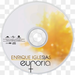 Enrique Iglesias Euphoria Cd Disc Image - Enrique Iglesias Euphoria Cover On Disk Clipart