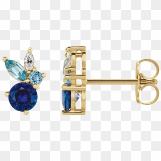 Golden Globes Jewelry Trends Yellow Multi Gemstone - Earrings Clipart