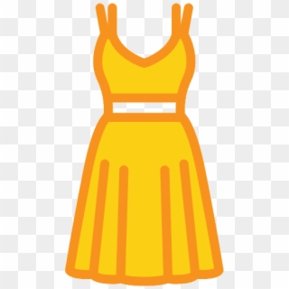 Dress Icon Png - Yellow Dress Icon Png Clipart