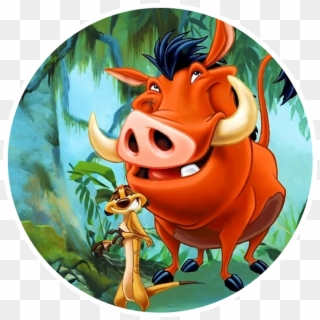 #timbao E Pumba - Pumba And Timon As People Clipart