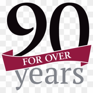 For Over 90 Years Logo Clipart