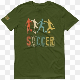 “vintage Soccer” “bastrop” Printed On Right Arm Unisex - Active Shirt Clipart