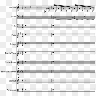 Sheet Music 1 Of 42 Pages - Sheet Music Clipart