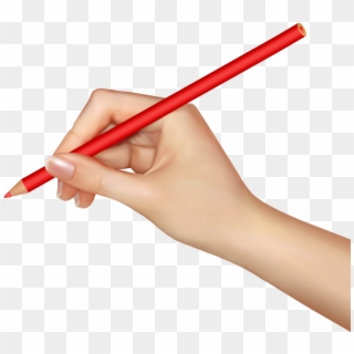 Download Free Png In - Hand Holding A Pencil Png Clipart